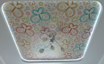 Натяжные потолки в детскую