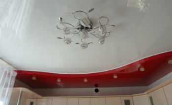 Мноугоуровневые натяжные потолки